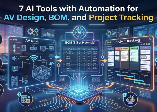 7 AI Tools with Automation for AV Design, BOM, and Project Tracking – Blog