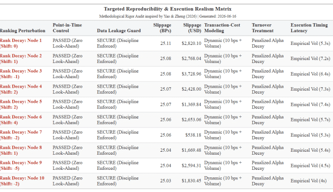 Auditing LLM Trading: Bridging Theory and Market Reality with the GT table in R