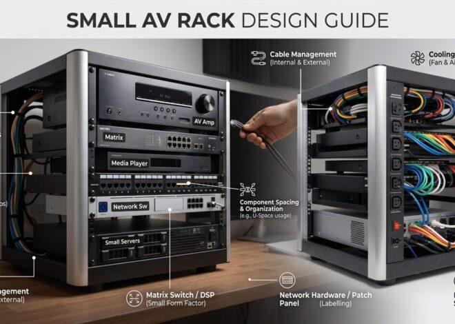 How to Design a Small AV Rack for Hybrid Meeting Rooms and Collaboration Spaces – Blog