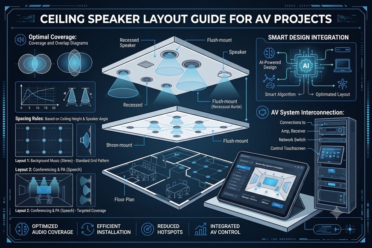 Residential Ceiling Speaker Layout Guide for Whole-Home Audio Systems – Blog
